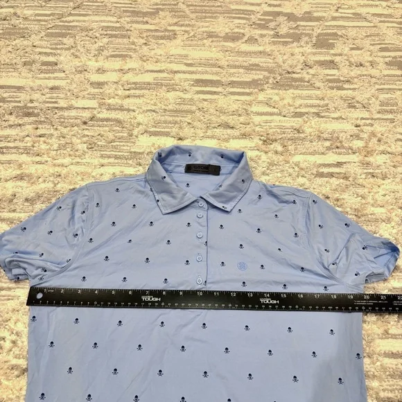 G/FORE Skull & T’s Killer Polo Women’s Large Performance Stretch Wicking Golf - Picture 12 of 13